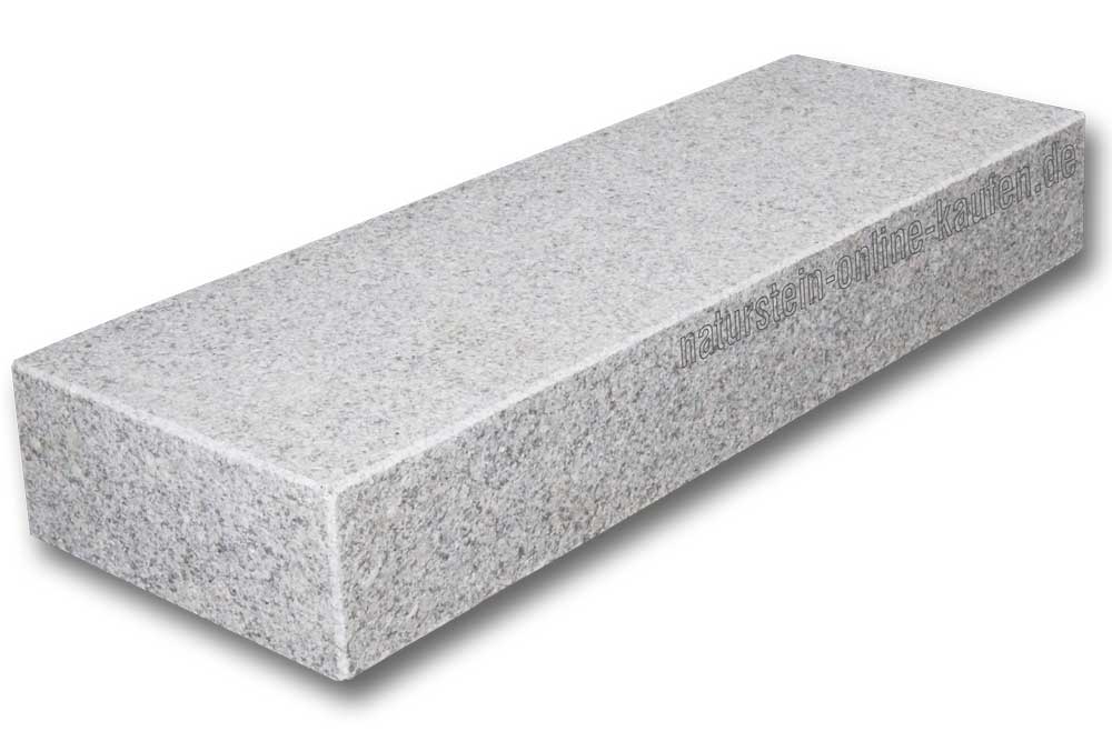 Blockstufen Granit Hellgrau